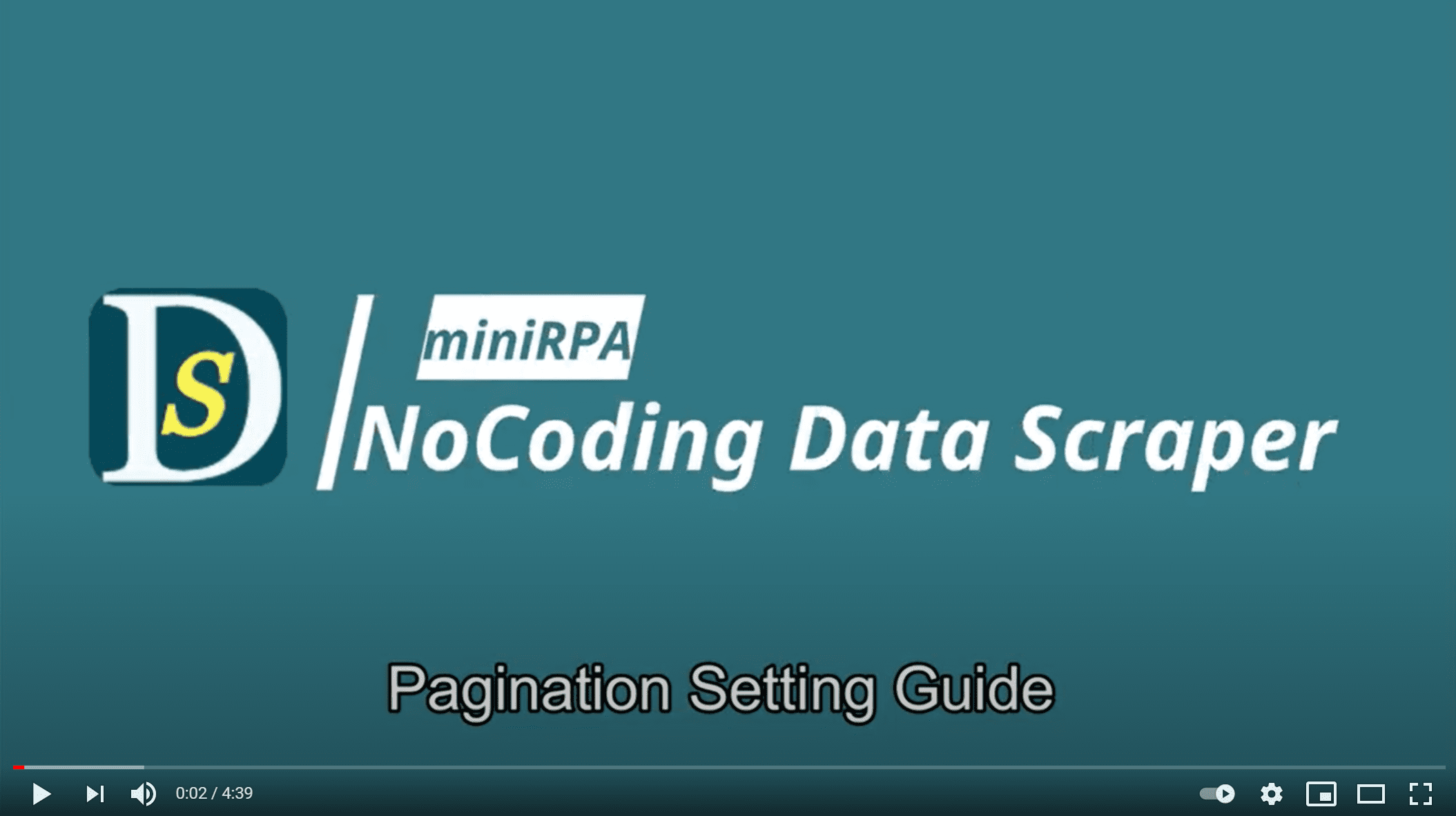 Pagination Setting Guide